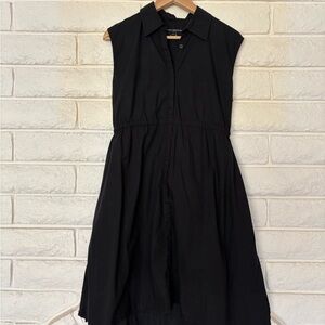 French Connection Black Midi Dress